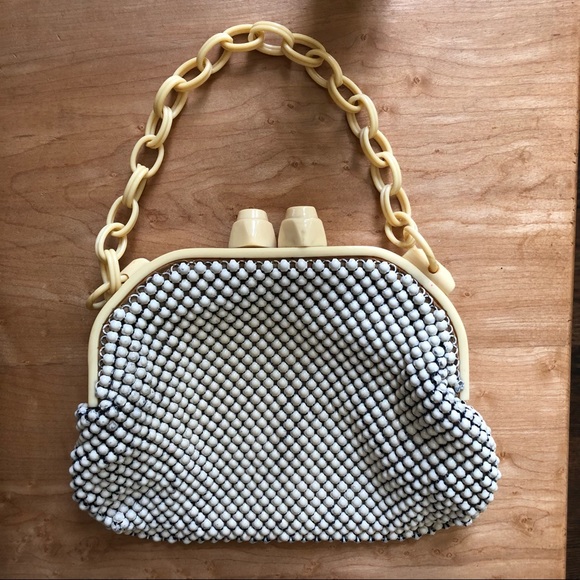 Vintage Whiting & Davis Alumesh Handbag 🥛 - Picture 7 of 9
